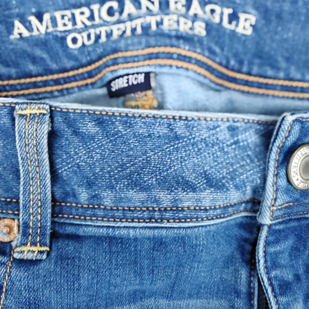 American Eagle Outfitters Blue Ankle & Cropped Jeans